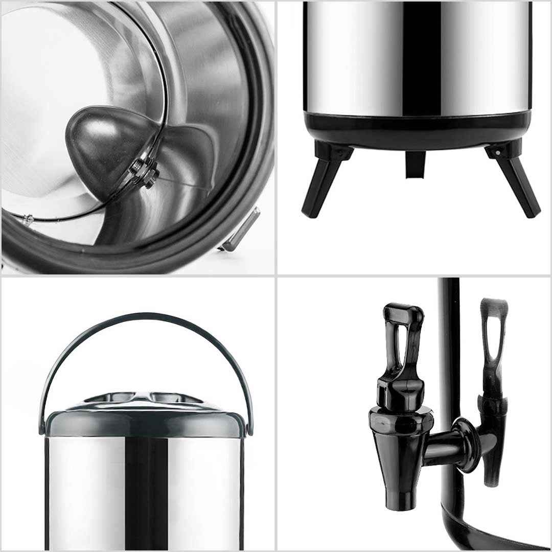 12L Portable Insulated Brew Pot for Cold/Heat Coffee, Tea, and Beer with Dispenser - Raven Supply Company