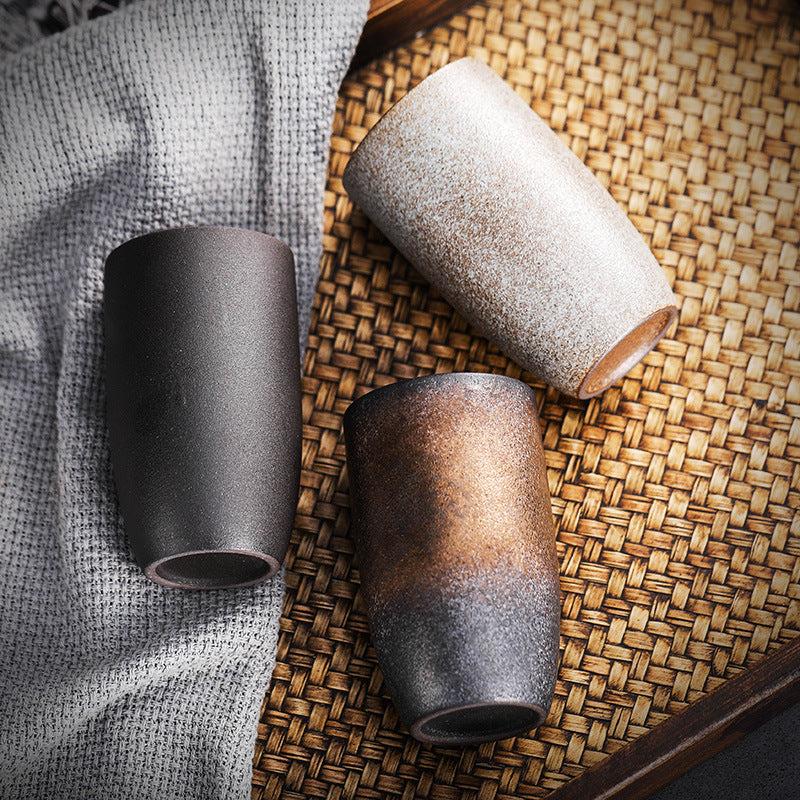 Vintage Stoneware Espresso Cup for Timeless Coffee Moments - Raven Supply Company