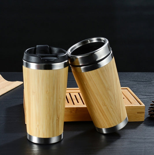 Bamboo Coffee Cup - Eco-Friendly Reusable Travel Mug for Sustainable Living - Raven Supply Company