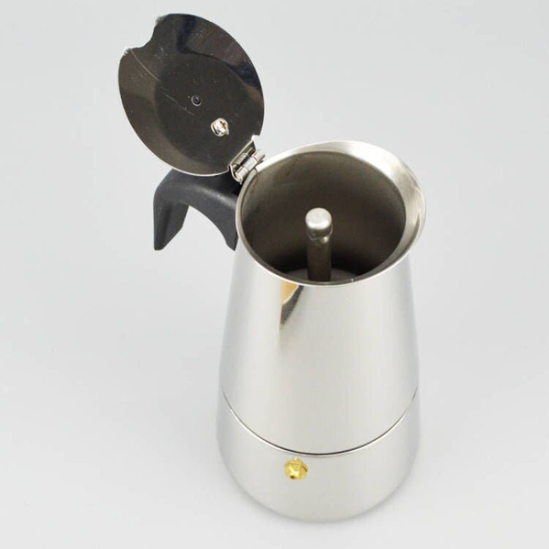 Stainless Steel Espresso Coffee Maker – Coffee Blend - Raven Supply Company