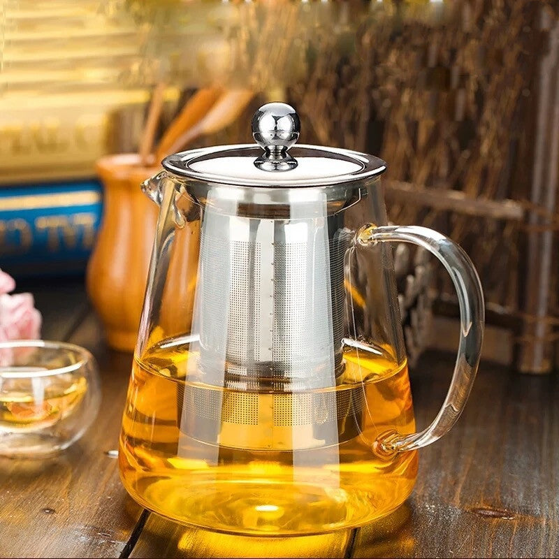 Clear Infuser Tea Pot for Perfectly Brewed Teas - Raven Supply Company
