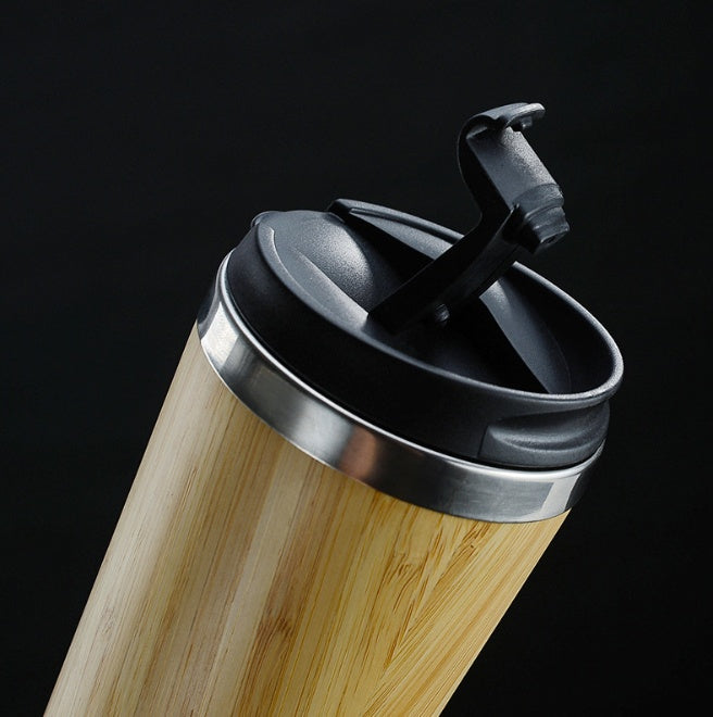 Bamboo Coffee Cup - Eco-Friendly Reusable Travel Mug for Sustainable Living - Raven Supply Company
