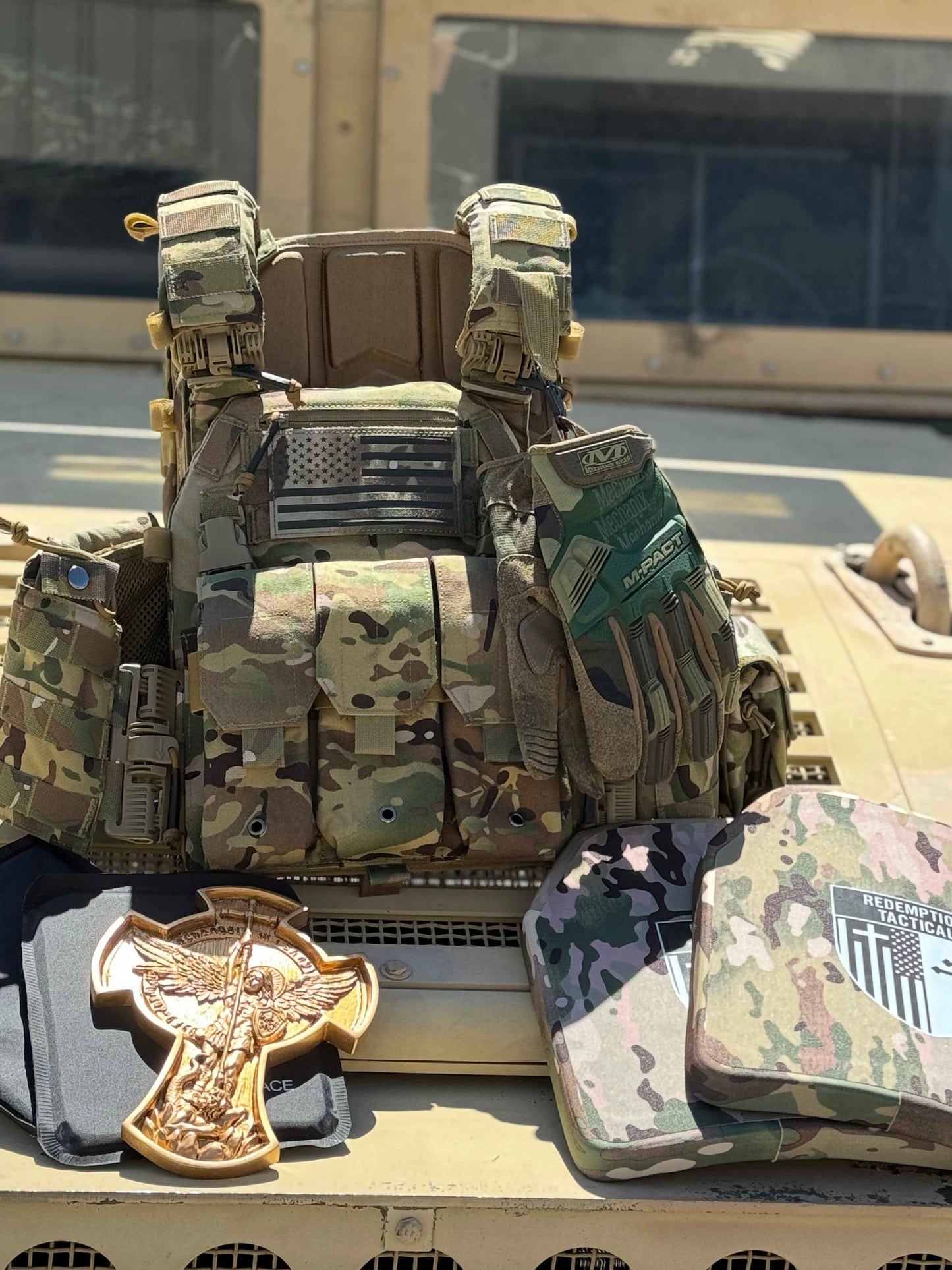 Archangel 2.0 FULL KIT Armor COMBO PACKAGE LIGHTWEIGHT LEVEL IV (2) 10x12 Front/Back Plates (2) 6x8 Side Plates, Archangel Placard (Level IIIA)