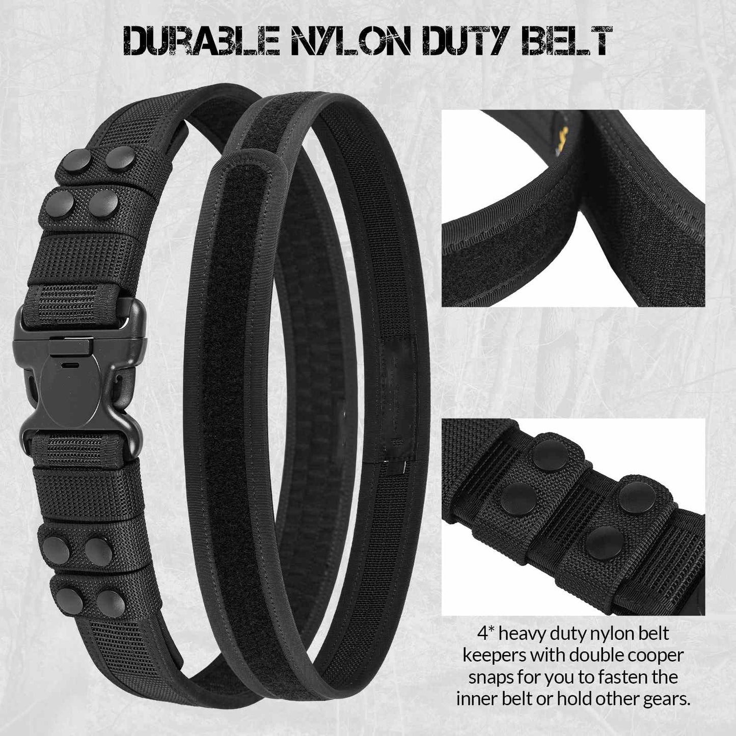 Duty Belt Police Belts for Ultimate Comfort and Durability - Raven Supply Company