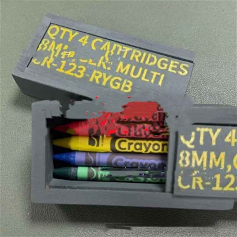 Tactical Christmas Crayon Box for Unique Creative Decor - Raven Supply Company