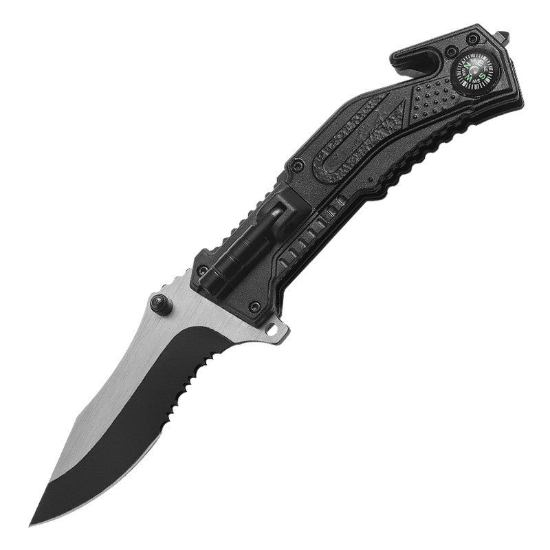 Folding Survival Knife for Wilderness Survival and Emergency Preparedness - Raven Supply Company