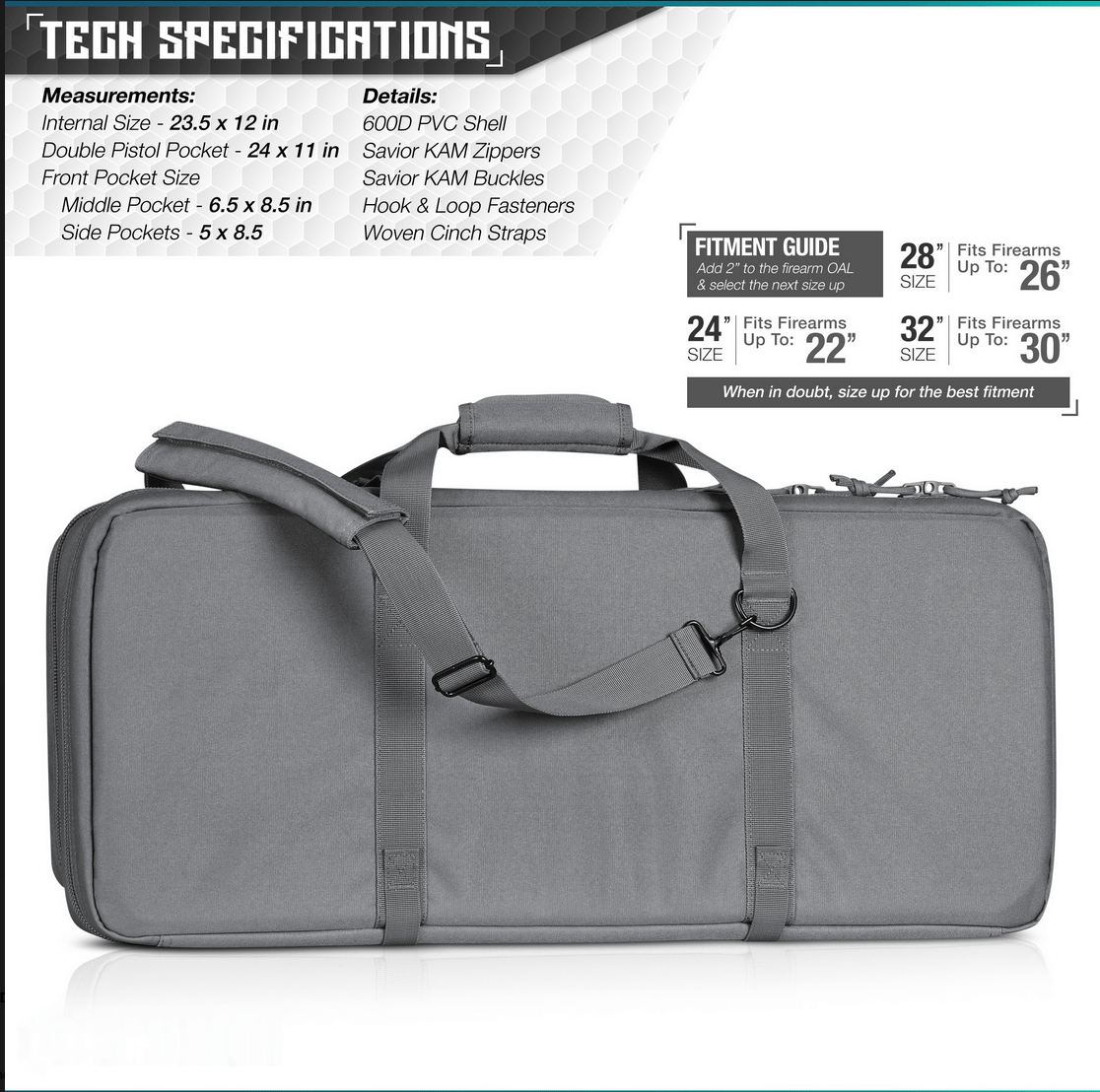 American Classic Shorty Double Case (3 Sizes) - Raven Supply Company