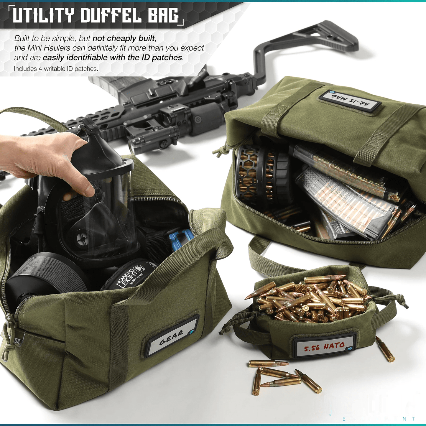 Mini Hauler Duffel Bag - 2 Pack - Raven Supply Company