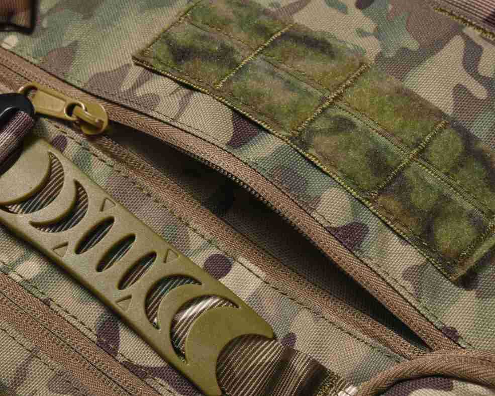 Tactical Dog Vest Medium To Large Dogs Quick Release Chest Strap 3-piece Set - Raven Supply Company