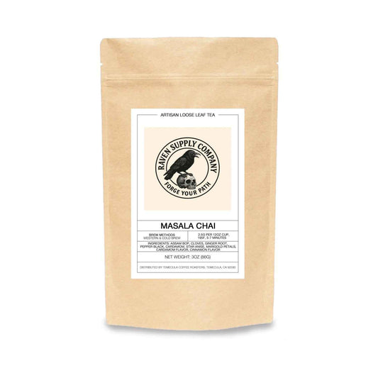 Masala Chai Tea - Authentic Spiced Indian Tea Blend - Raven Supply Company