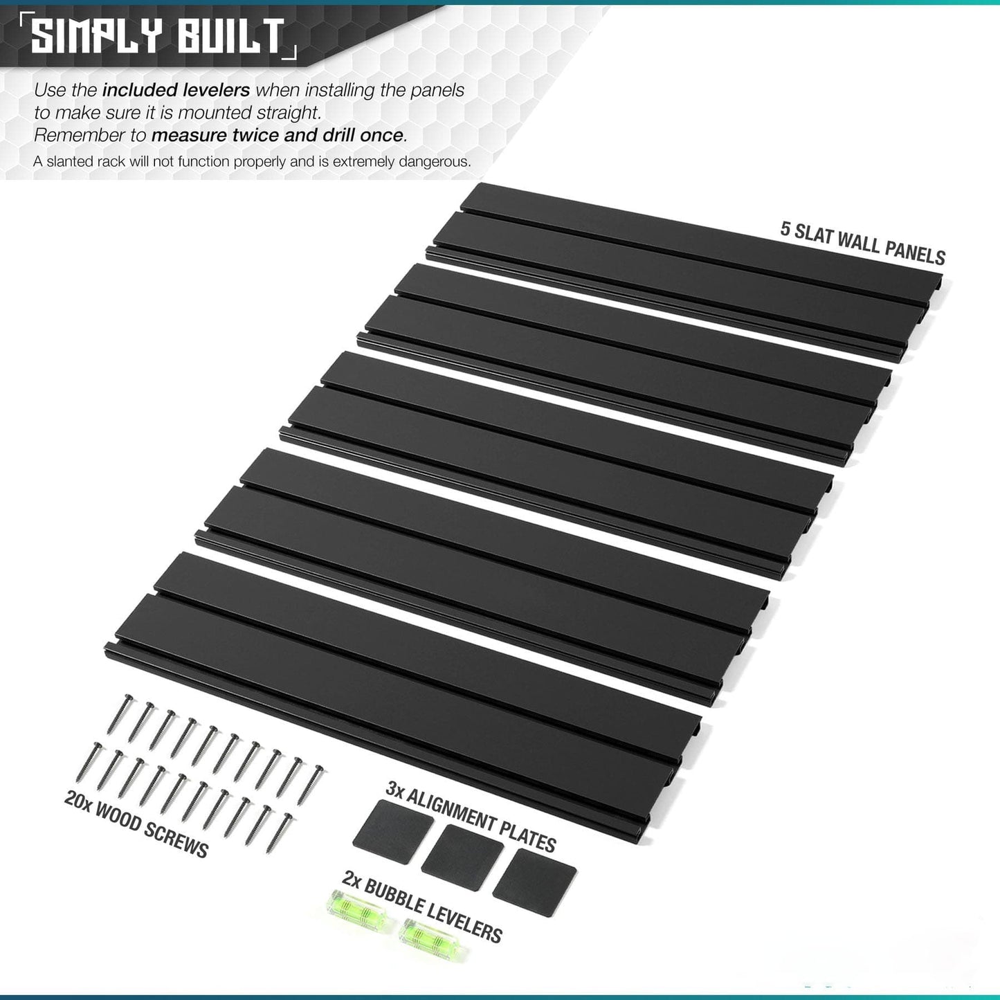 Wall Rack System - Panels Only Package - Raven Supply Company