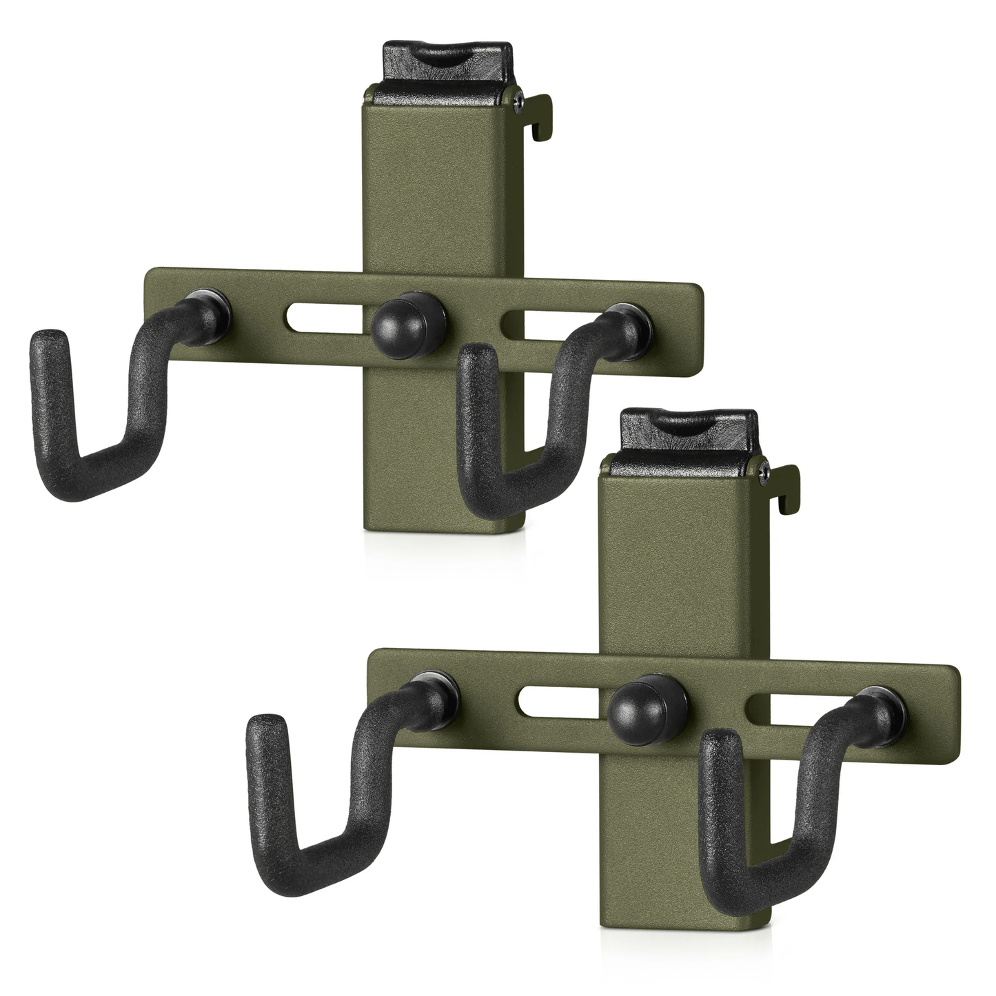 Wall Rack System - Adjustable Pistol Hangers (2 Pack) - Raven Supply Company