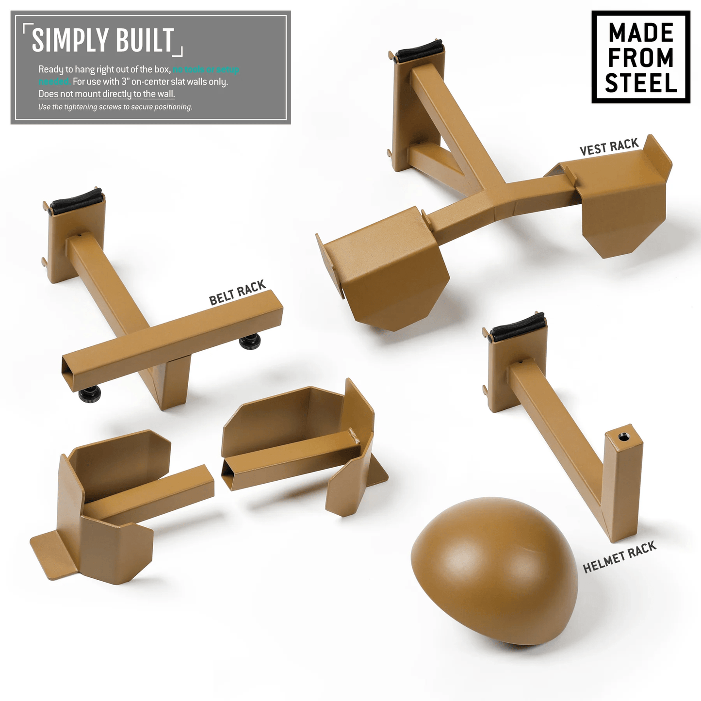 Wall Rack System - Tactical Gear Rack - Raven Supply Company