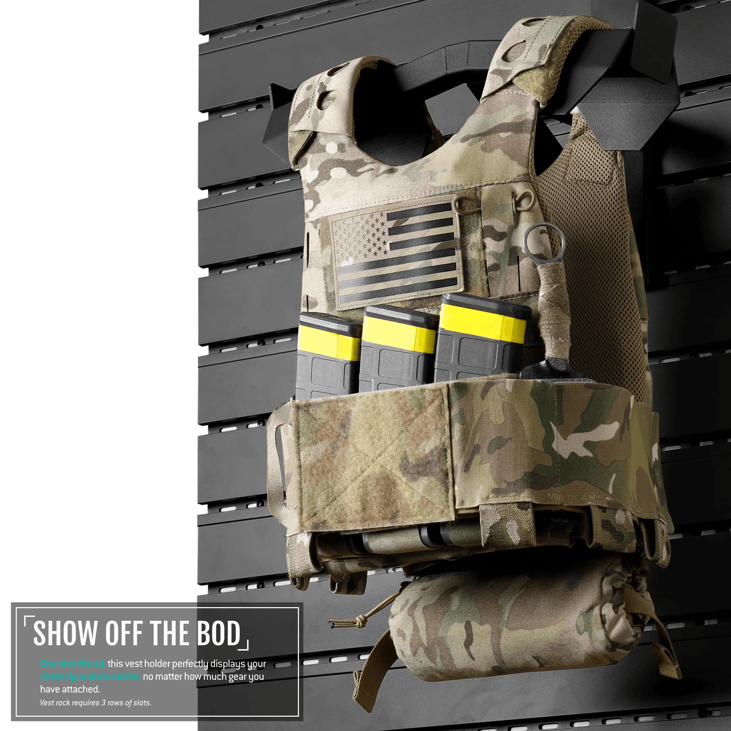 Wall Rack System - Tactical Gear Rack - Raven Supply Company