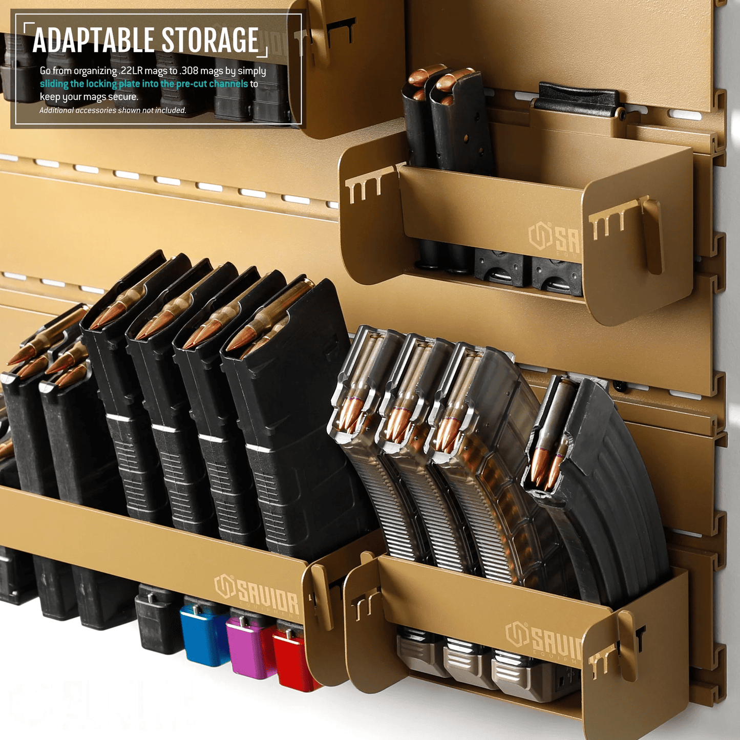Wall Rack System - Universal Mag Holder (Multiple Sizes) - Raven Supply Company