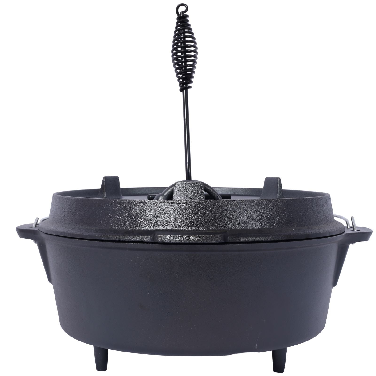 Outdoor Camping Deep Pot For Camping Fireplace Cooking Barbecue Baking Campfire With Leg Base - Raven Supply Company