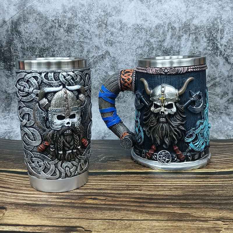 Viking Coffee Cup Berserker's Chalice - Unique Norse Drinkware - Raven Supply Company