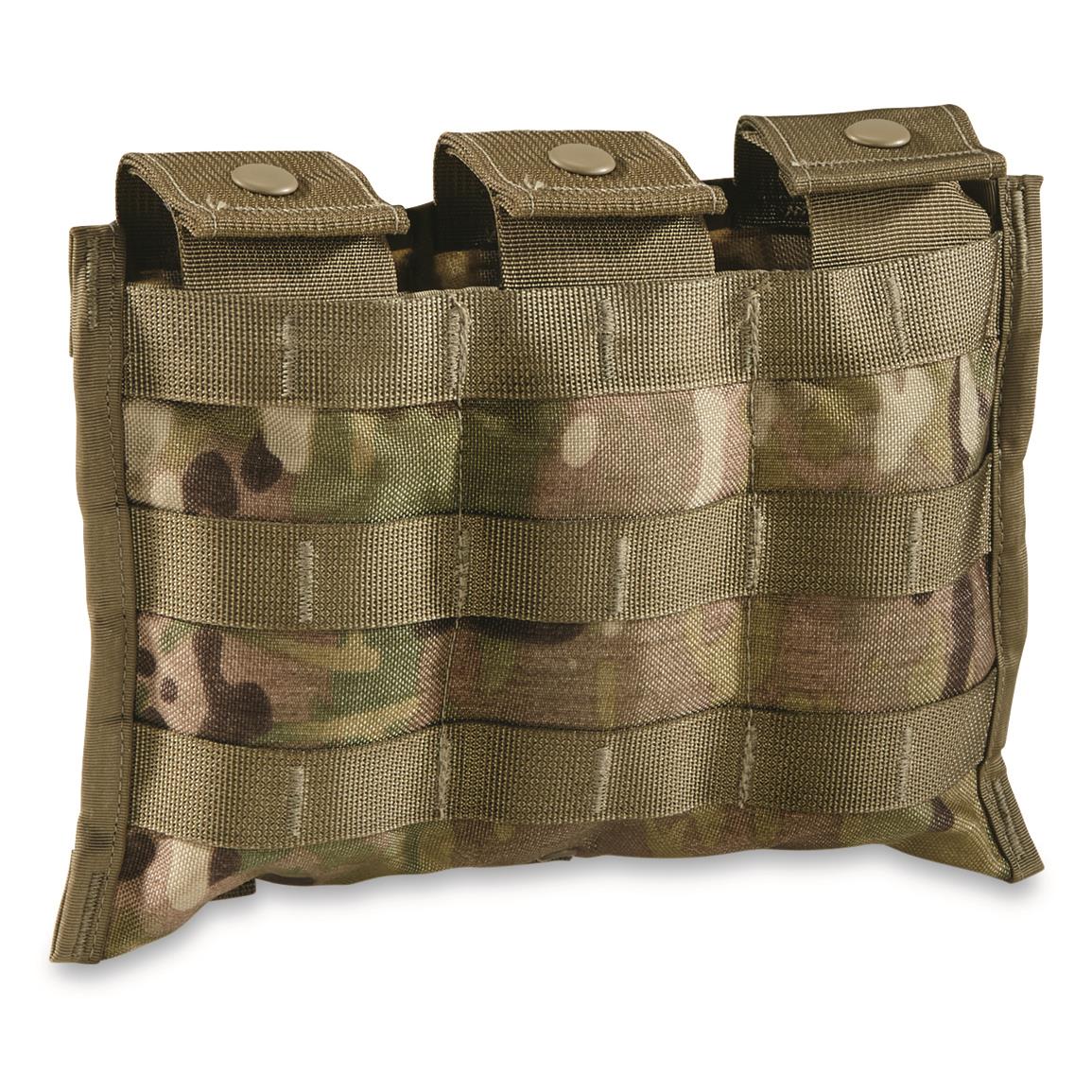 GI MOLLE II M4/M16 3-Mag Pouch— OCP Scorpion