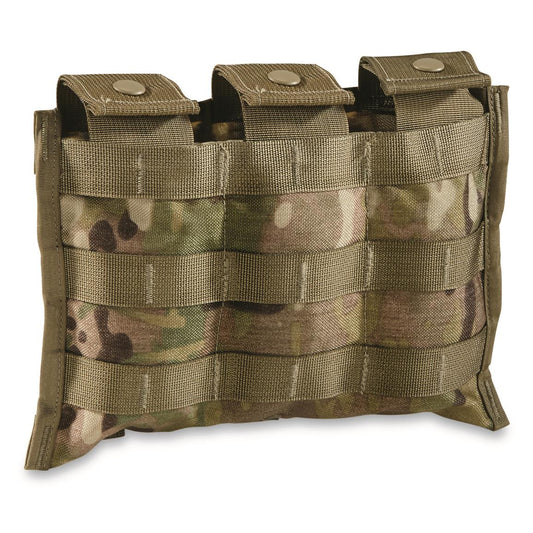 GI MOLLE II M4/M16 3-Mag Pouch— OCP Scorpion