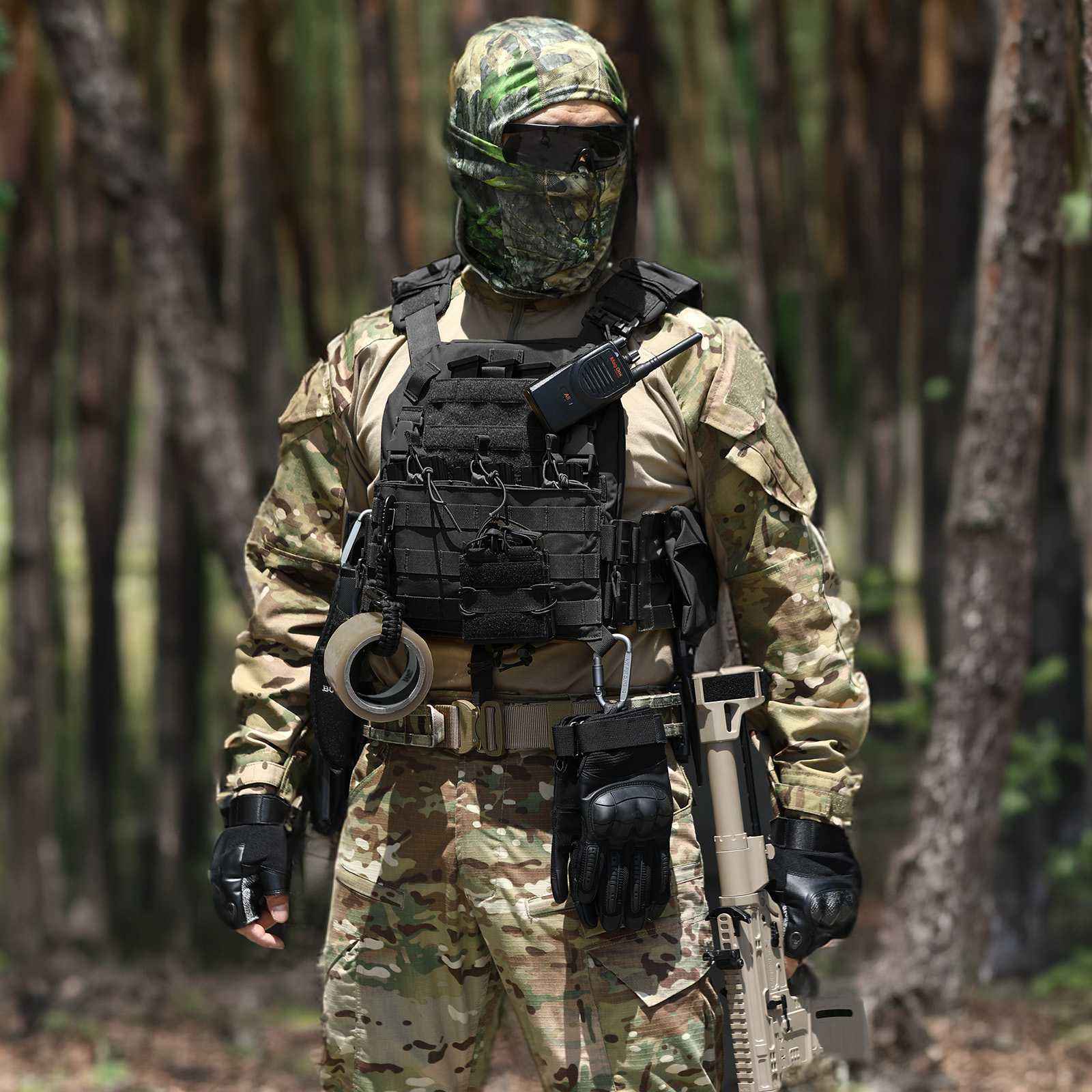 Votagoo Outdoor 1000D Nylon Tactical Combat Tactic Vest Plate Carrier