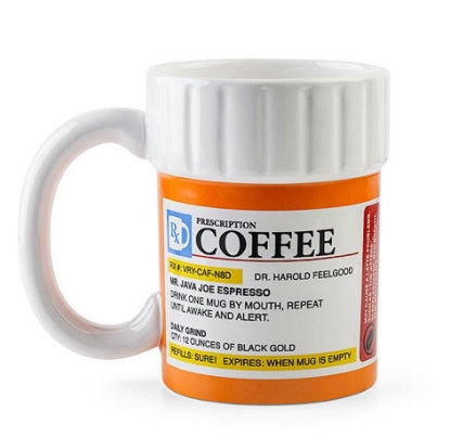 Prescription Coffee Mug for Caffeine Lovers - Raven Supply Company