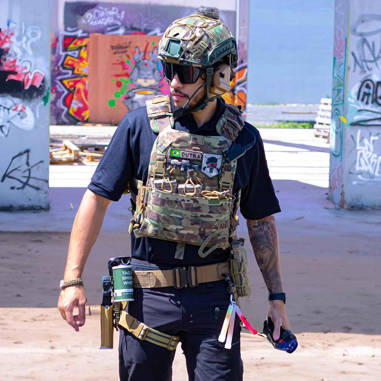 Votagoo Outdoor 1000D Nylon Tactical Combat Tactic Vest Plate Carrier