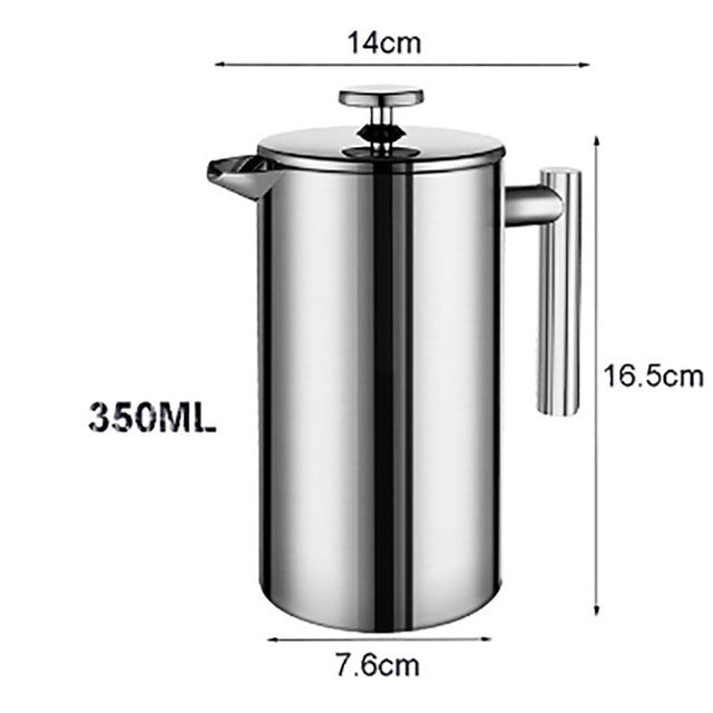 French Press Coffee Maker Stainless Steel Coffee Percolator - Raven Supply Company