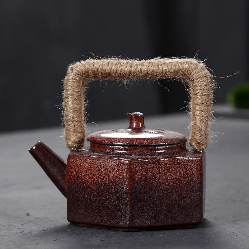 Ceramic Stoneware Tea Pot for Elegant Serving and Stylish Cookware - Raven Supply Company
