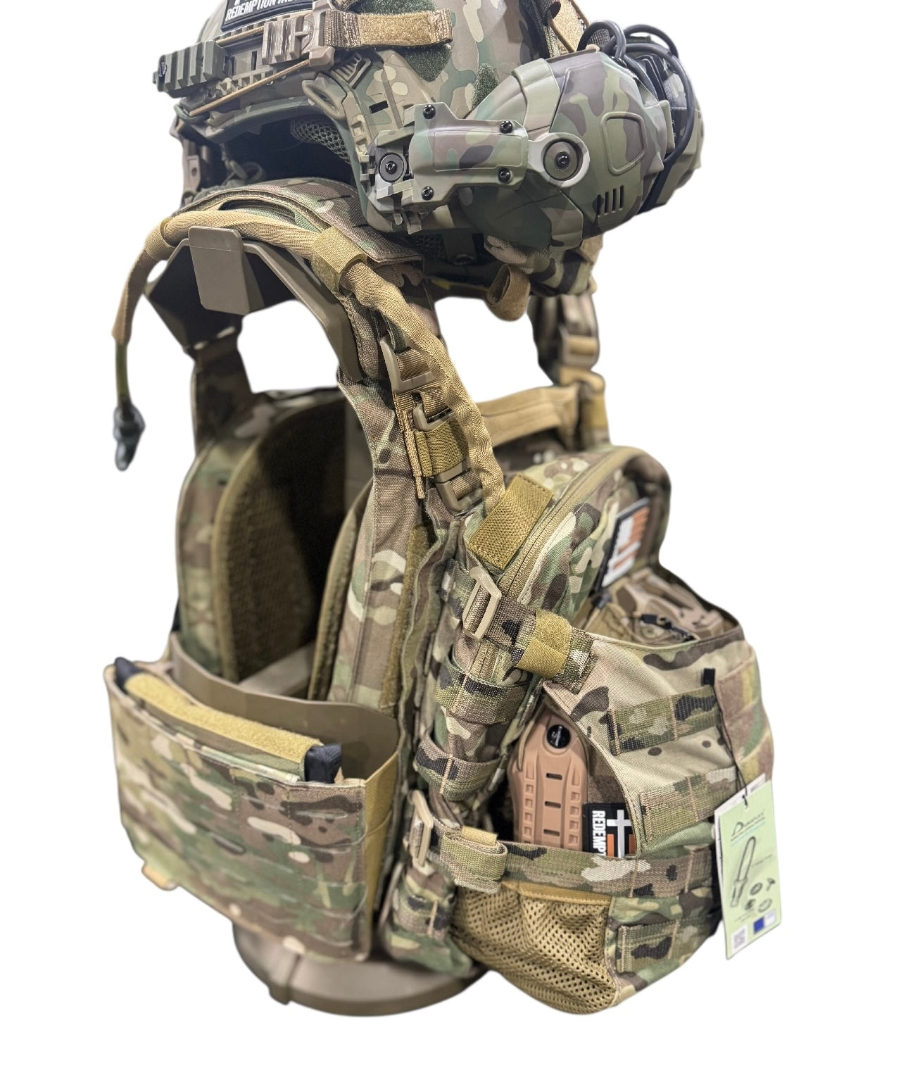 FULL KIT COMBO Crusader 2.0 V4 Armor COMBO PACKAGE LIGHTWEIGHT LEVEL IV (2) 10x12 Front/Back Plates, Mission Plate Carrier Bag