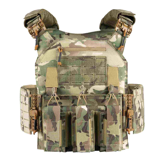 Votagoo Tactical Vest 601 Laser Cut Molle Adjustable Plate Carrier Military Gear - Raven Supply Company