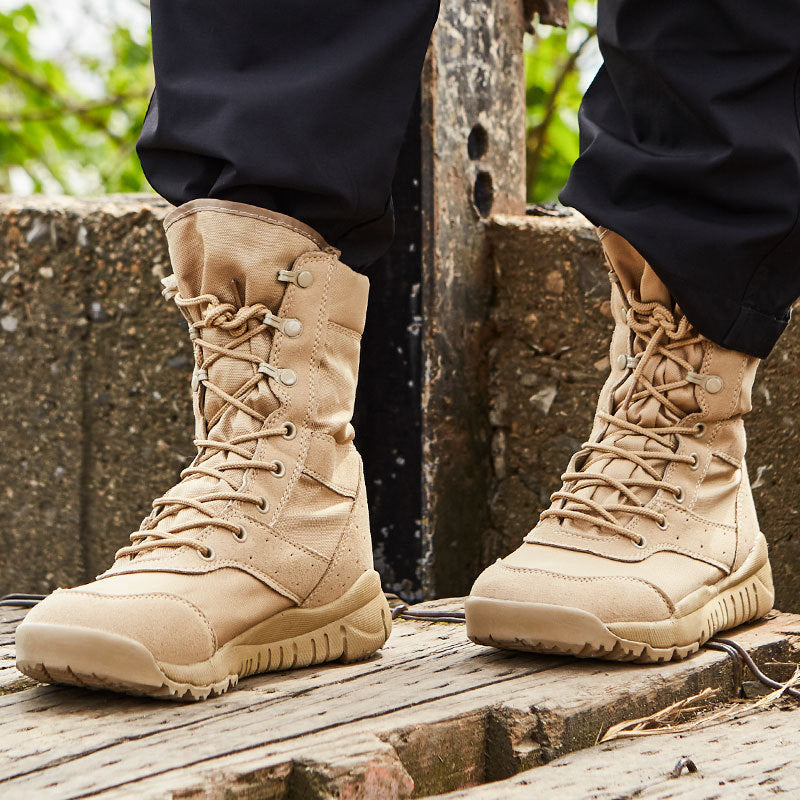 Summer Tactical Desert Combat Boots for Outdoor Climbing and Adventure - Raven Supply Company