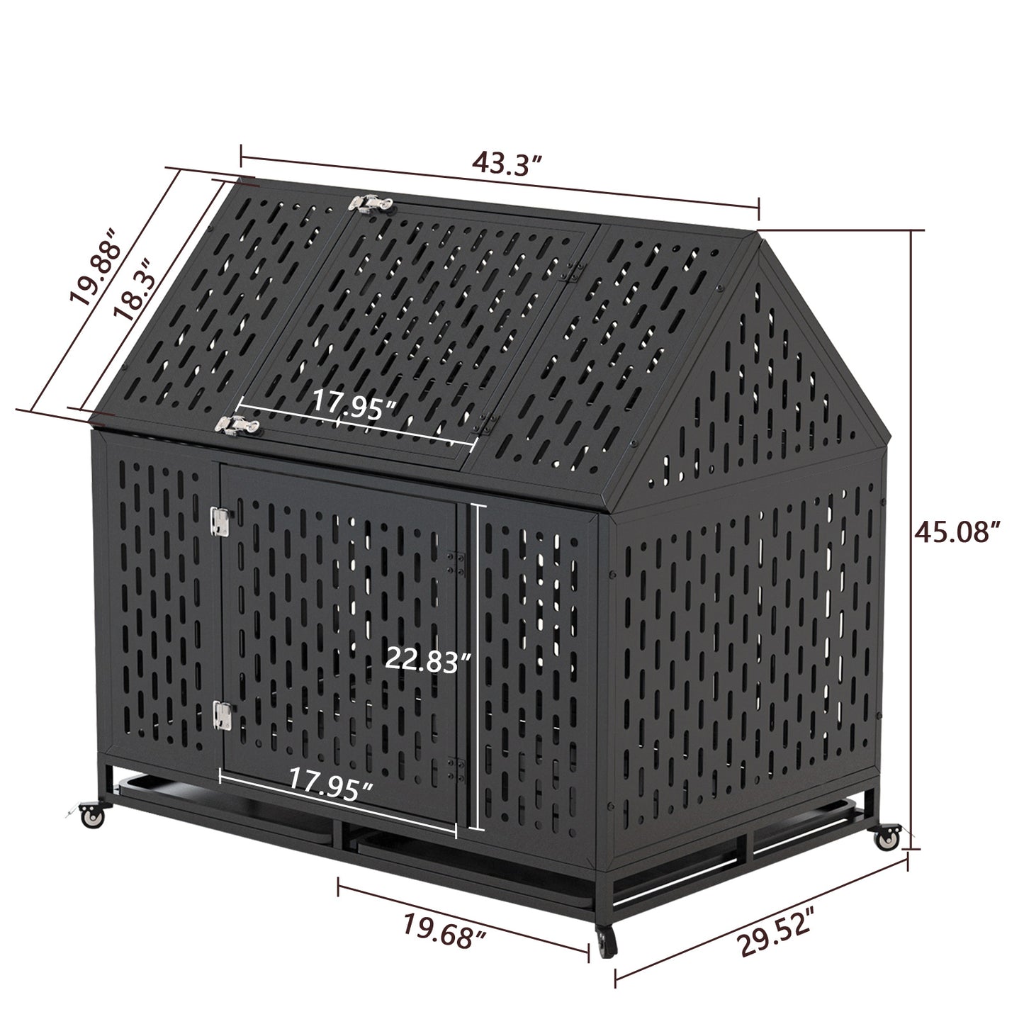 45inch Heavy Duty Dog Crate – IFAK Pouch for Modern Vikings - Raven Supply Company