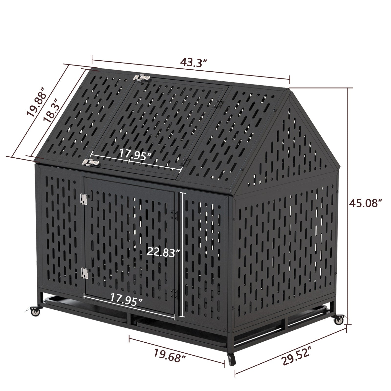 45inch Heavy Duty Dog Crate – IFAK Pouch for Modern Vikings - Raven Supply Company
