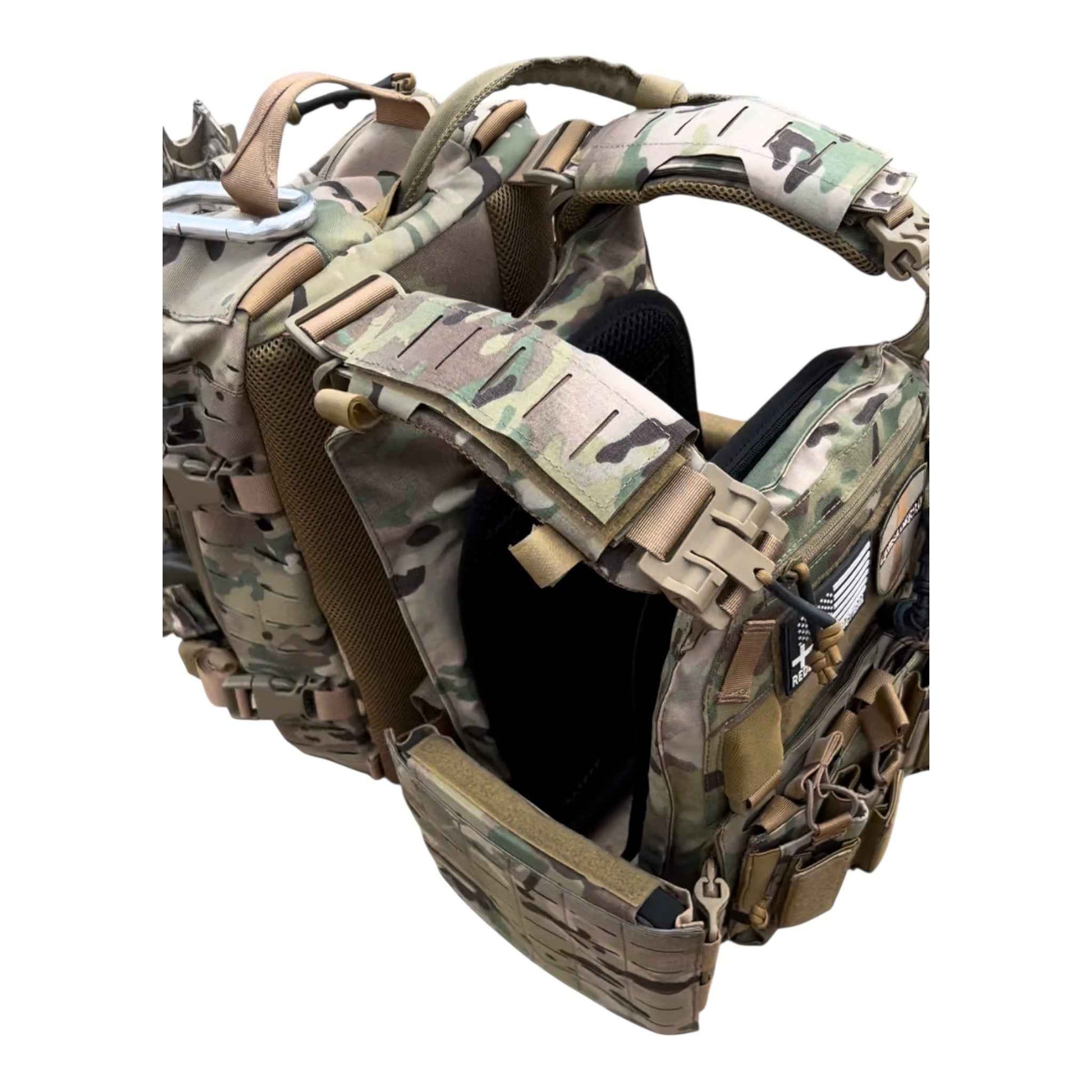 FULL KIT COMBO Crusader 2.0 V4 Armor COMBO PACKAGE LIGHTWEIGHT LEVEL IV (2) 10x12 Front/Back Plates, Plate Carrier Bag