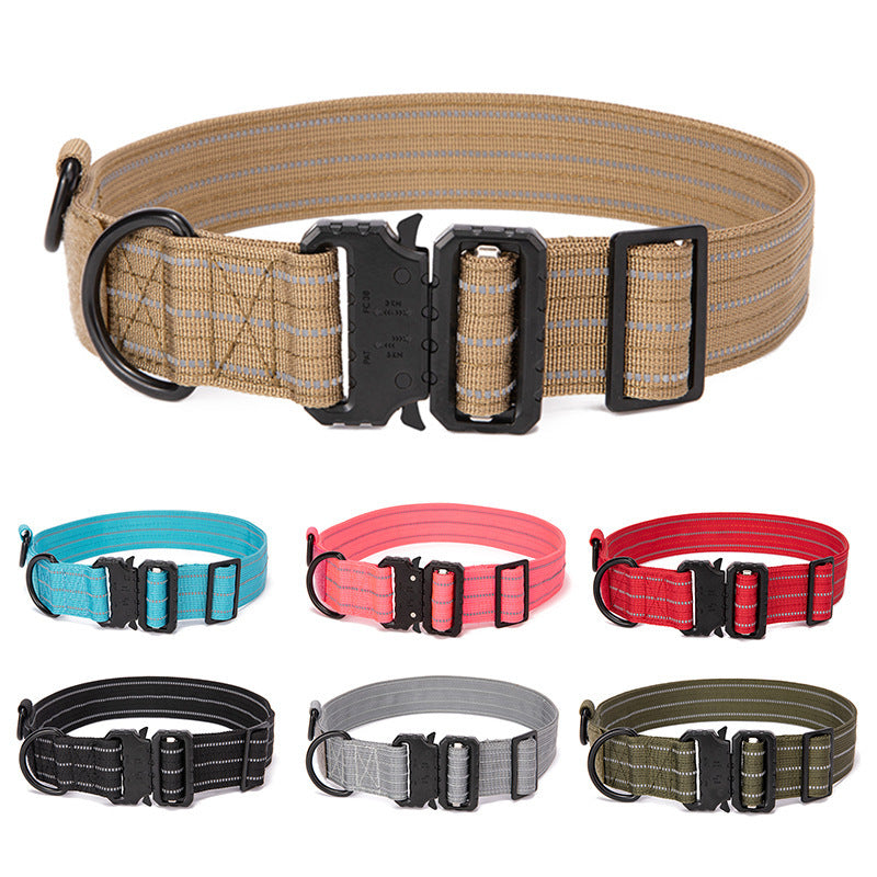 Pet Dog Collar Outdoor Tactical Golden Hair - Raven Supply Company
