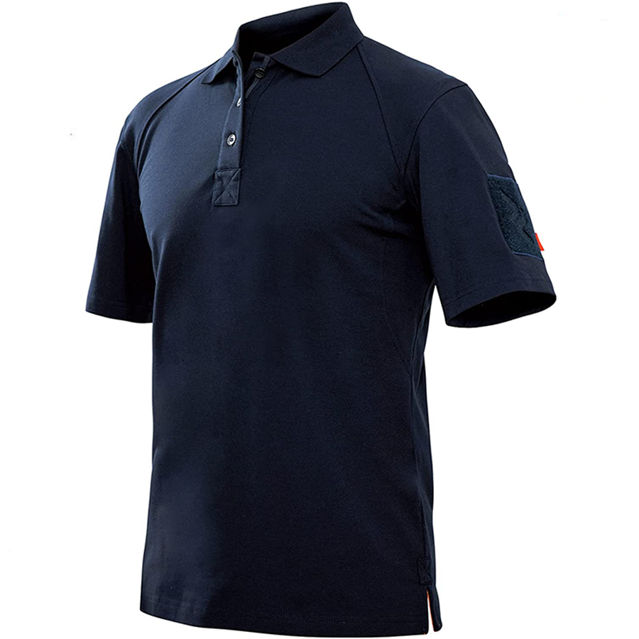 Men's Tactical Polo Shirt - Classic Fit Short Sleeve Performance Wear - Raven Supply Company