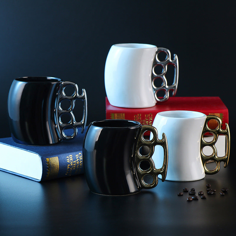 Brass Knuckle Coffee Mugs - Unique Personality for Your Daily Brew - Raven Supply Company