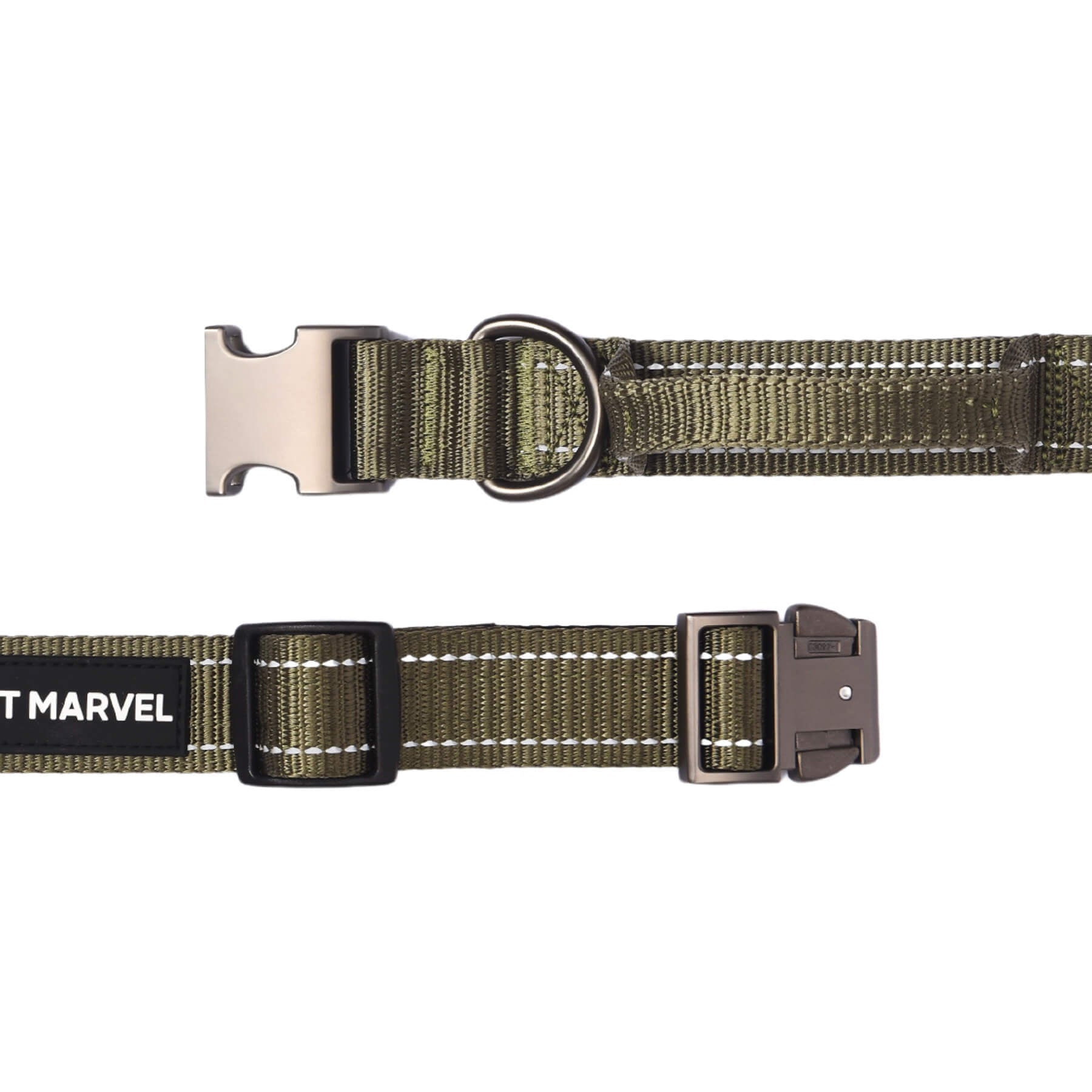 PET MARVELHigh Performance Tactical Dog Collar 1.25 In Wide With Handle - Raven Supply Company