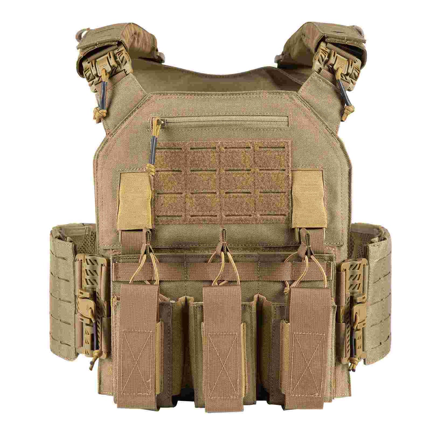 Votagoo Tactical Vest 601 Laser Cut Molle Adjustable Plate Carrier Military Gear - Raven Supply Company