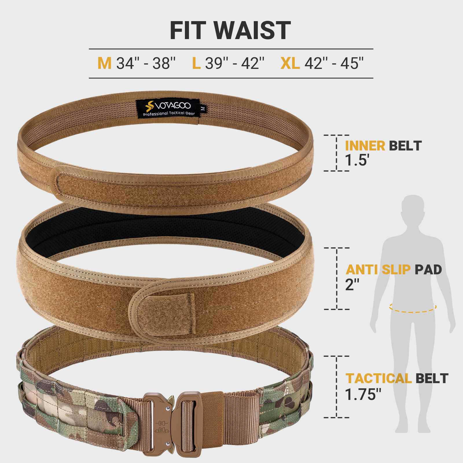 MOLLE Battle Belt with Quick Release Buckle for Enhanced Tactical Gear Performance - Raven Supply Company