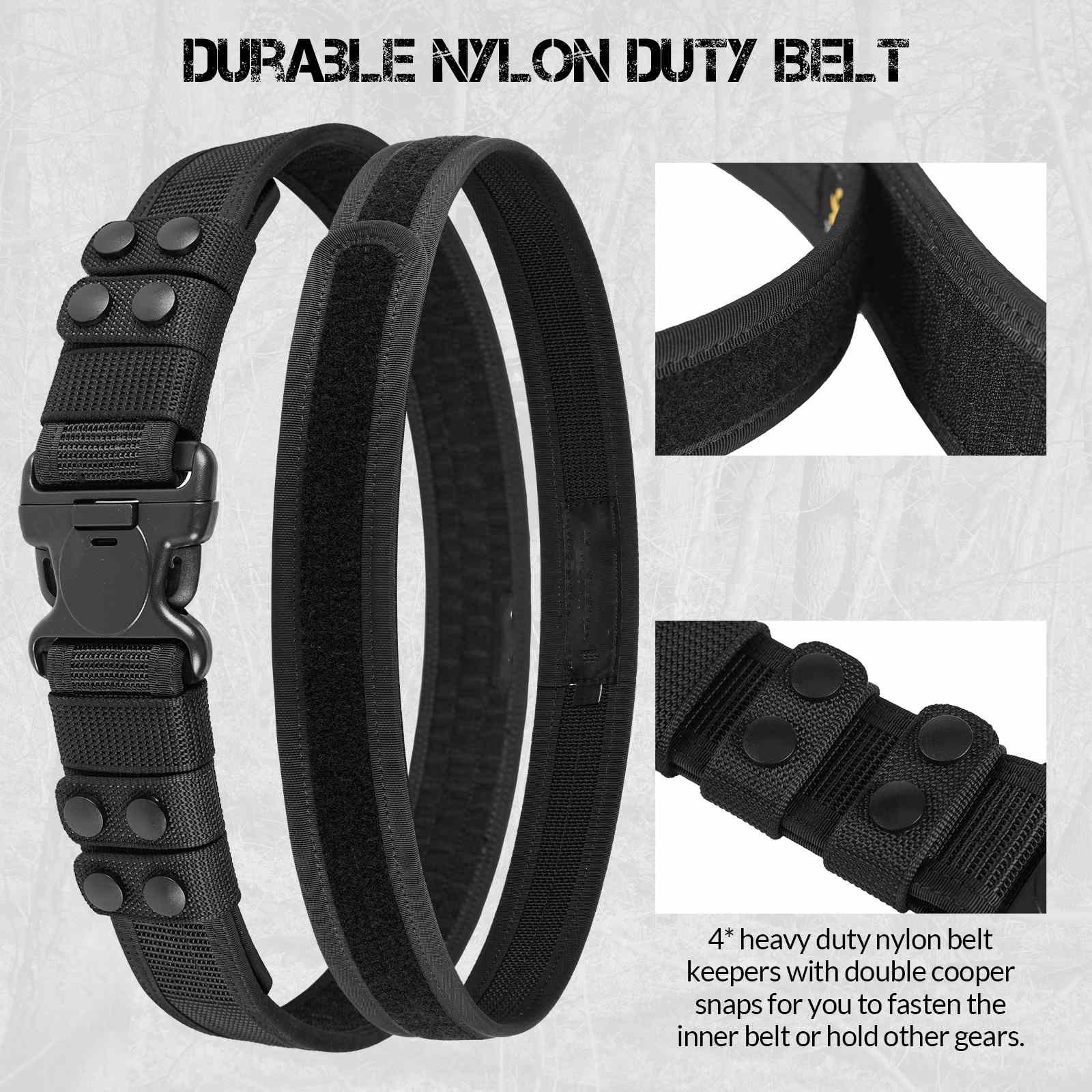 Duty Belt Police Belts for Ultimate Comfort and Durability - Raven Supply Company
