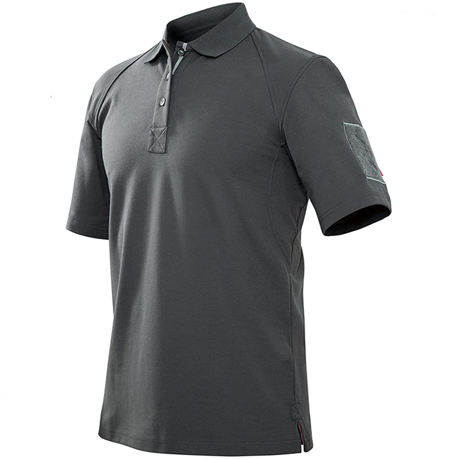 Men's Tactical Polo Shirt - Classic Fit Short Sleeve Performance Wear - Raven Supply Company