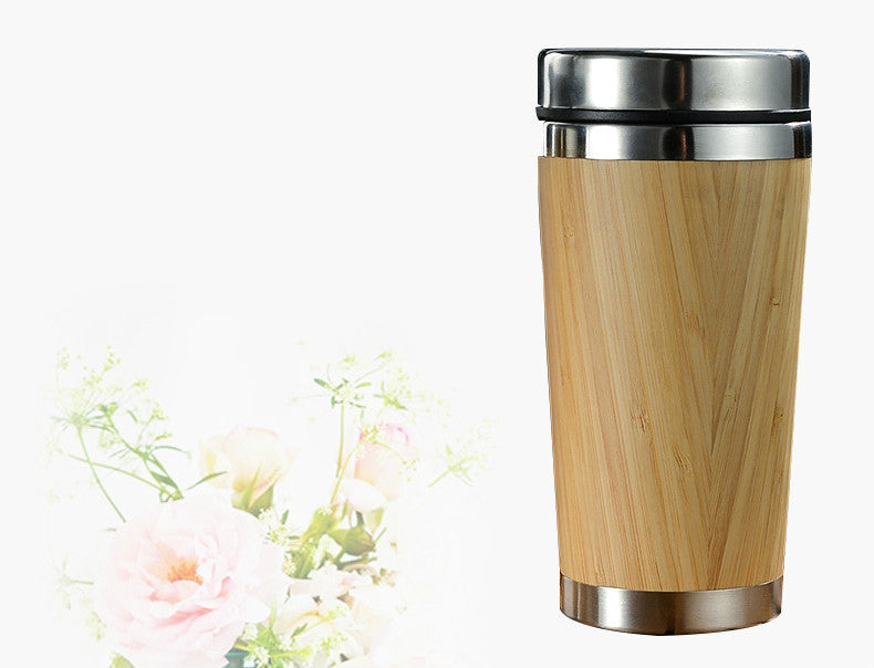 Bamboo Coffee Cup - Eco-Friendly Reusable Travel Mug for Sustainable Living - Raven Supply Company