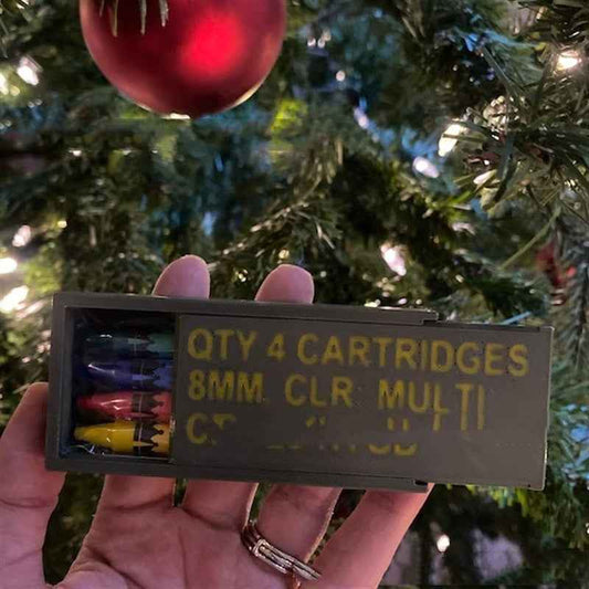 Tactical Christmas Crayon Box for Unique Creative Decor - Raven Supply Company
