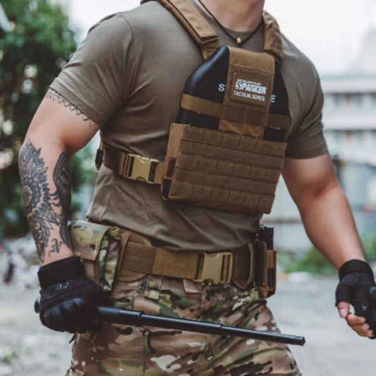 Tactical Vest With Insertable Body Armor Lightweight Vest