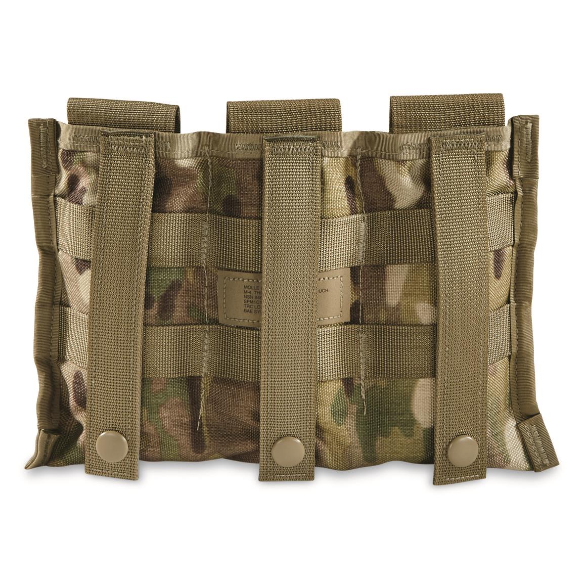 GI MOLLE II M4/M16 3-Mag Pouch— OCP Scorpion