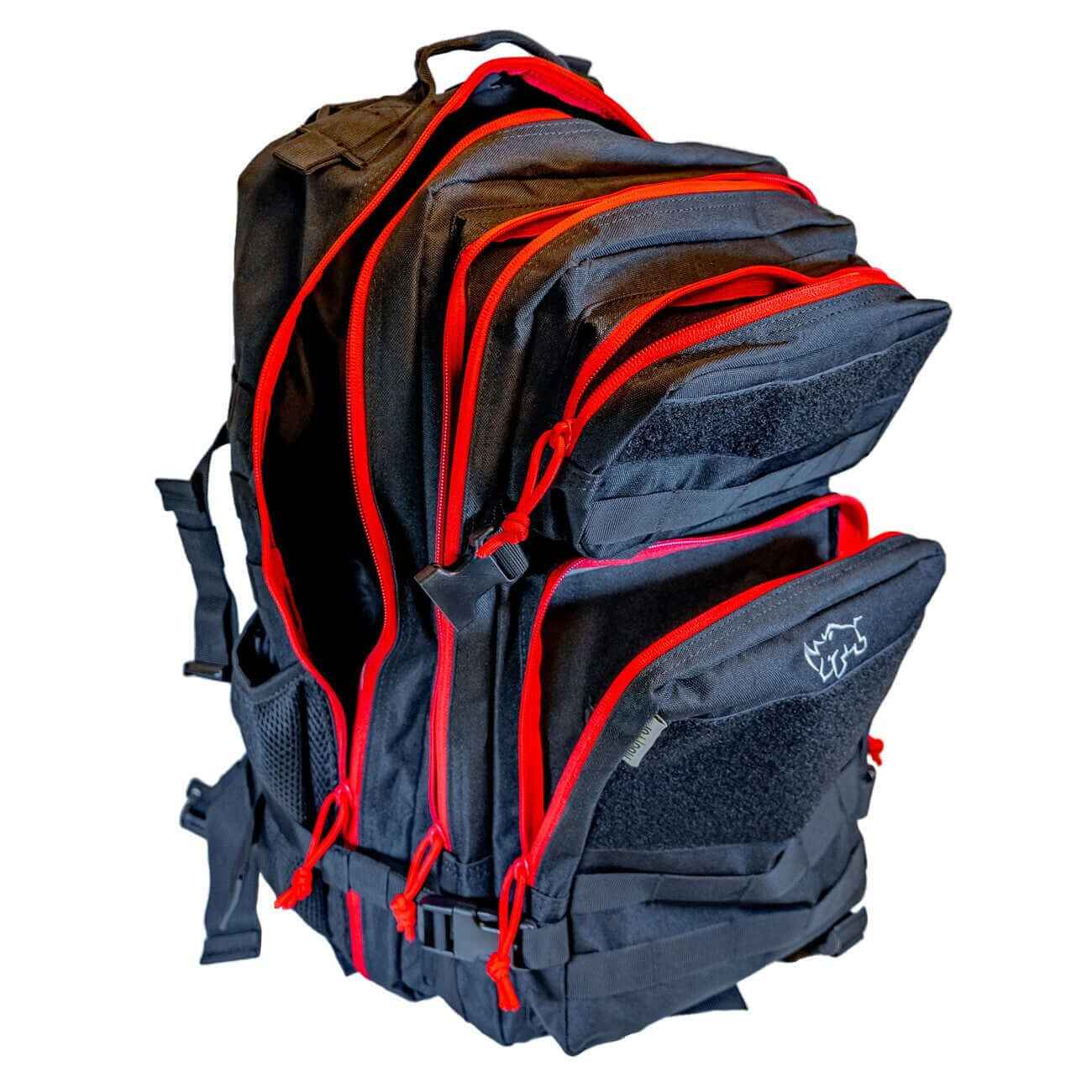 MUCITUP Rhino MUCPAC Tactical Backpack 500D Nylon MOLLE EDC - Grey, Black, & MCBK