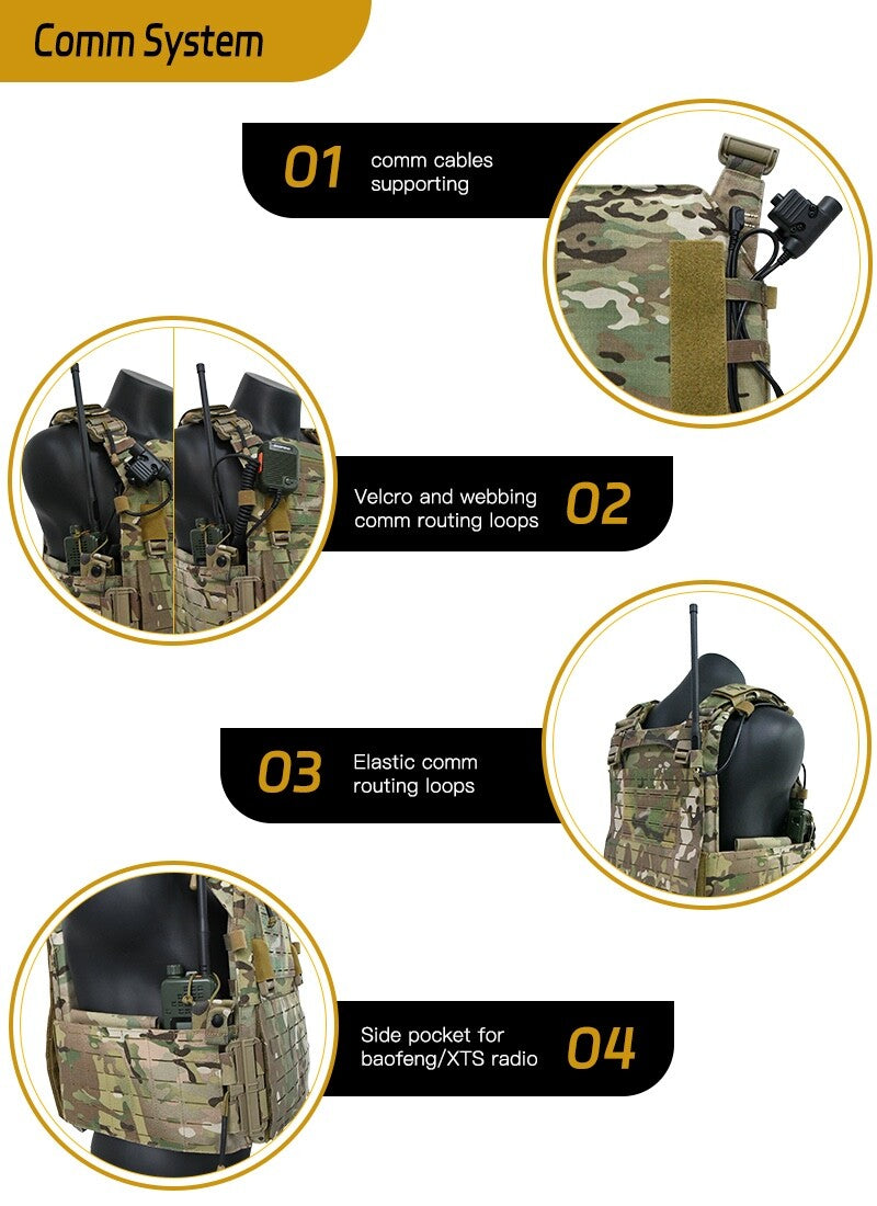 MUCITUP MUCTAC Gen 2 Plate Carrier 1050D Nylon MOLLE - Ultimate Tactical Gear - Raven Supply Company