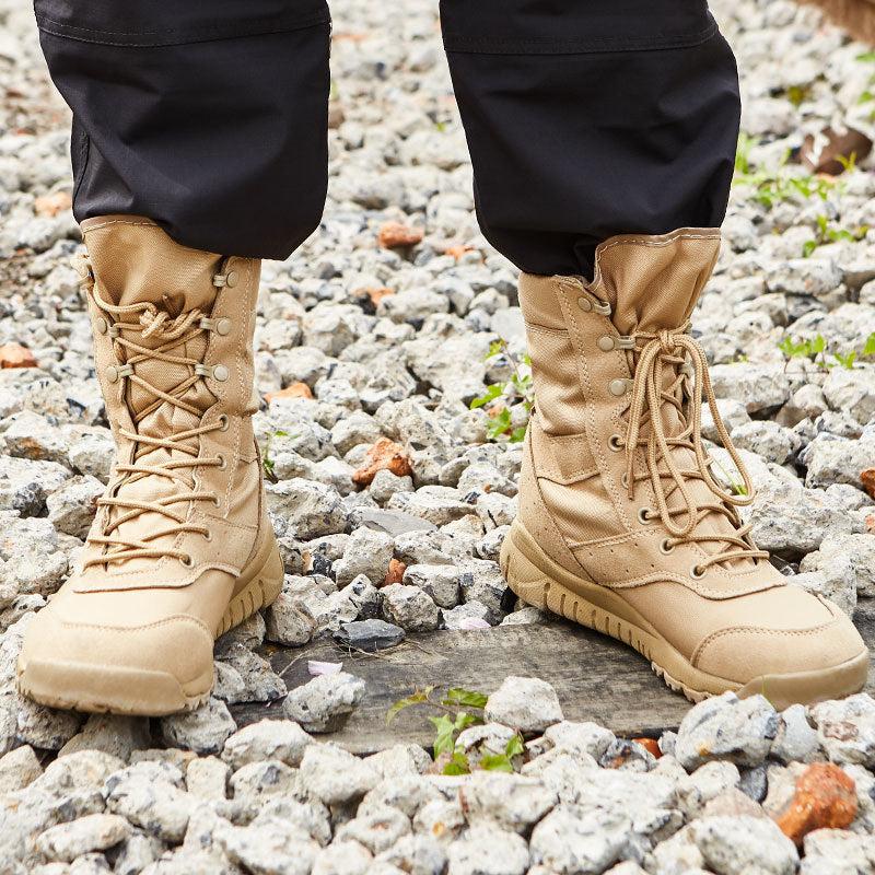 Summer Tactical Desert Combat Boots for Outdoor Climbing and Adventure - Raven Supply Company