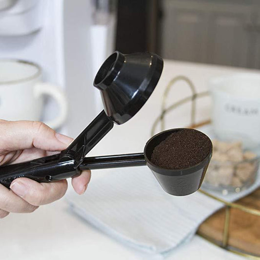 Coffee Ground Measuring Spoon with Built-in Funnel for Perfectly Pre-measured Coffee - Raven Supply Company